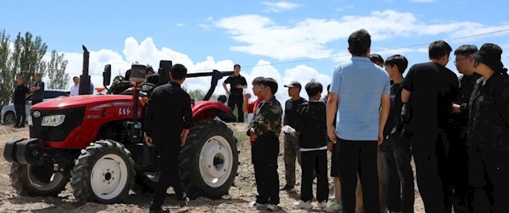 校际联动促实践 产教融合育匠才 ‖ 甘肃农业大学农机专业员工来公司开展农业机械化生产实习